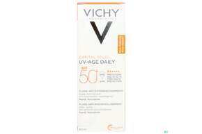 Sonnenprodukte Vichy/capital Soleil Uv-age Daily Lsf 50+ 80ml, A-Nr.: 5893356 - 01