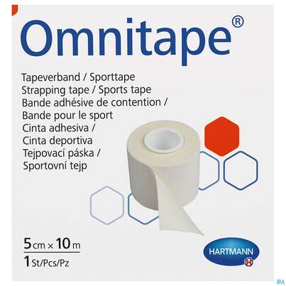 Sie sehen eine Packung Omnitape 10mx 5cm 1st, Produktbild: 02 Omnitape 10mx 5cm 1st, A-Nr.: 1520345 - 02