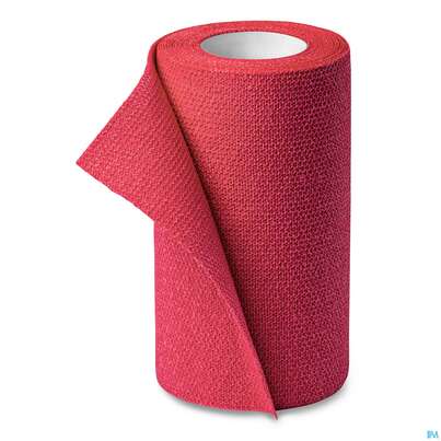 Sie sehen eine Packung Elastische Binden Idealast/haft Kohaesiv/color Rot 4mx 10cm 1st, Produktbild: 04 Elastische Binden Idealast/haft Kohaesiv/color Rot 4mx 10cm 1st, A-Nr.: 4174659 - 04
