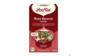 Yogi Tea Bio Rote Beere Vanille 34,0g 17st, A-Nr.: 5879416 - 01