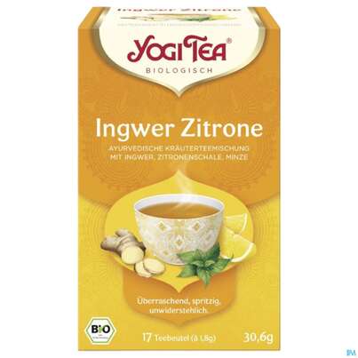 Yogi Tea Bio Ingwer Zitrone 17st, A-Nr.: 5749961 - 02