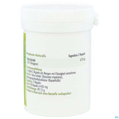 Sie sehen eine Packung Yams Kapseln Anatis 90st, Produktbild: 03 Yams Kapseln Anatis 90st, A-Nr.: 4314787 - 03