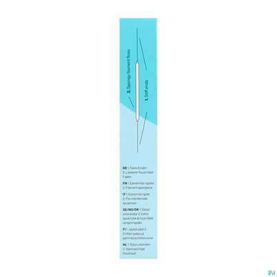 Sie sehen eine Packung Tepe Bridge +implant Floss 30st, Produktbild: 05 Tepe Bridge +implant Floss 30st, A-Nr.: 5826851 - 05