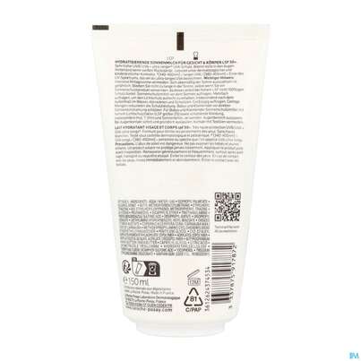 Sie sehen eine Packung Sonnenprodukte La Roche Posay Anthelios/uv/mune Face +body Mil Lsf 50+ 150ml, Produktbild: 03 Sonnenprodukte La Roche Posay Anthelios/uv/mune Face +body Mil Lsf 50+ 150ml, A-Nr.: 5896768 - 03