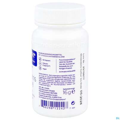 Pure Encapsulations Kapseln Gedaechtnis Formel Cga6a 60st, A-Nr.: 5750651 - 04
