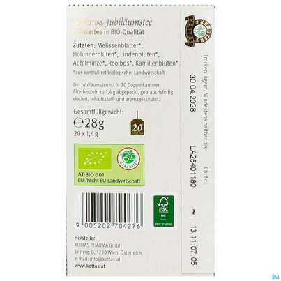 Dr.Kottas Tee Jubilaeumstee 20st, A-Nr.: 5940280 - 03