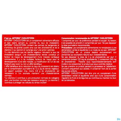 Sie sehen eine Packung Arterin Tabl Cholesterin Bergamotte/pflanzlich 50000 90st, Produktbild: 07 Arterin Tabl Cholesterin Bergamotte/pflanzlich 50000 90st, A-Nr.: 5803057 - 07