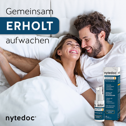 Sie sehen eine Packung nytedoc® SNORE-X® Rachenspray, Produktbild: 06 nytedoc® SNORE-X® Rachenspray, A-Nr.: 5935830 - 06