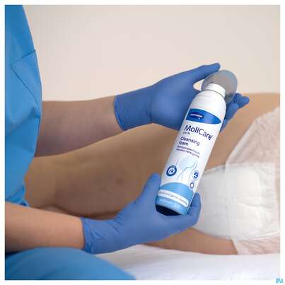 Sie sehen eine Packung Molicare Skin Reinigungsschaum 400ml, Produktbild: 05 Molicare Skin Reinigungsschaum 400ml, A-Nr.: 4737967 - 05