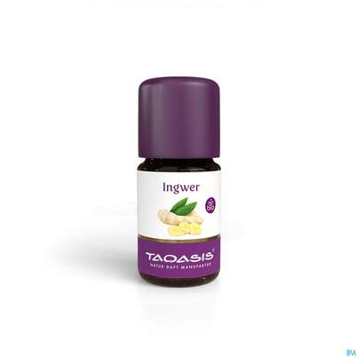 Sie sehen eine Packung Aetherische Oele Taoasis Bio Ingwer 5ml, Produktbild: 04 Aetherische Oele Taoasis Bio Ingwer 5ml, A-Nr.: 3494965 - 04