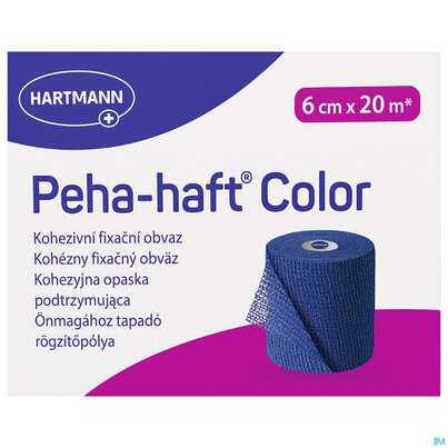 Peha-haft Color Latexfrei Blue 20mx 6cm 1st, A-Nr.: 3879820 - 02