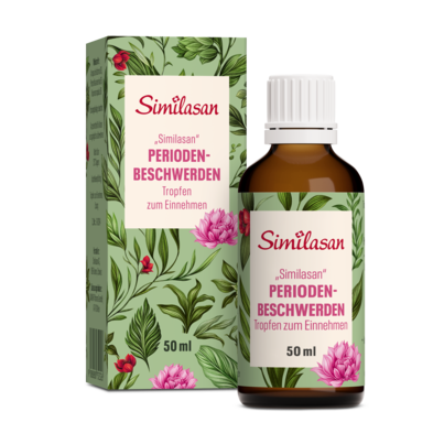 Sie sehen eine Packung „Similasan“ Periodenbeschwerden Tropfen zum Einnehmen, Produktbild: 01 „Similasan“ Periodenbeschwerden Tropfen zum Einnehmen, A-Nr.: 0752326 - 01