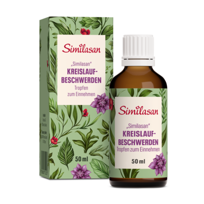 Sie sehen eine Packung „Similasan“ Kreislaufbeschwerden Tropfen zum Einnehmen, Produktbild: 01 „Similasan“ Kreislaufbeschwerden Tropfen zum Einnehmen, A-Nr.: 0752208 - 01