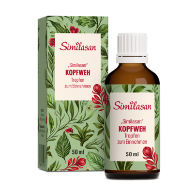 Sie sehen eine Packung „Similasan“ Kopfweh Tropfen zum Einnehmen, Produktbild: 01 „Similasan“ Kopfweh Tropfen zum Einnehmen, A-Nr.: 0752177 - 01