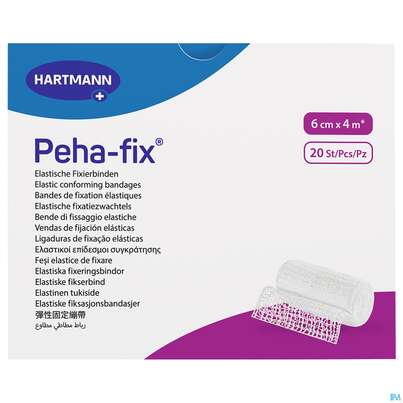 Elastische Binden Peha-fix Fixierbinde 4mx 6cm 1st, A-Nr.: 4902805 - 02
