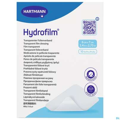 Wundverband Hydrofilm 6x 7cm 10st, A-Nr.: 3697065 - 02