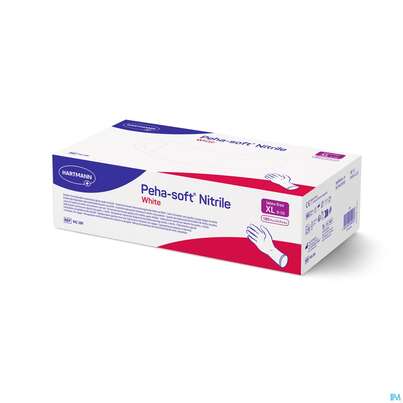 Untersuchungshandschuhe Peha/soft/puderfrei Nitrile Unsteril White Xl 180st, A-Nr.: 3994076 - 04