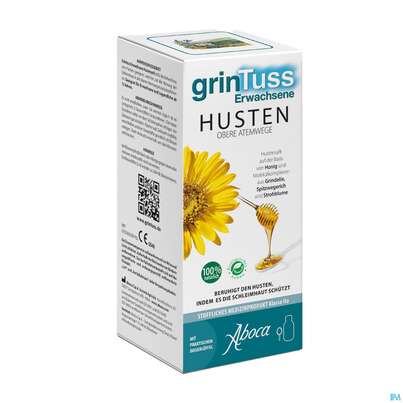 Sie sehen eine Packung Hustensaft Aboca Grintuss Erwachsene Jugendliche Ab 12jahre 210g, Produktbild: 03 Hustensaft Aboca Grintuss Erwachsene Jugendliche Ab 12jahre 210g, A-Nr.: 5616993 - 03