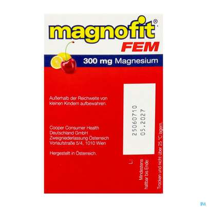 Magnofit Fem 300mg Stick 30st, A-Nr.: 5833503 - 08