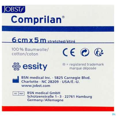 Sie sehen eine Packung Elastische Binden Comprilan Textilelast.kurzzugbinde 5mx 6cm Nr 0102600 1st, Produktbild: 07 Elastische Binden Comprilan Textilelast.kurzzugbinde 5mx 6cm Nr 0102600 1st, A-Nr.: 1402924 - 07