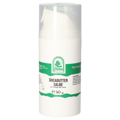 Sie sehen eine Packung SHEA BUTTER SALBE 90 G, Produktbild: 01 SHEA BUTTER SALBE 90 G, A-Nr.: 5389333 - 01