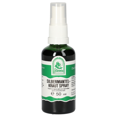 Sie sehen eine Packung SILBERMANTELKRAUT SPRAY 50 ML, Produktbild: 01 SILBERMANTELKRAUT SPRAY 50 ML, A-Nr.: 4878260 - 01