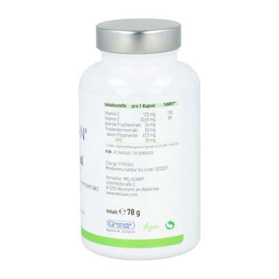 Opc Traubenkern Kapseln Melasan Vitagenol Extrakt 180st, A-Nr.: 2690368 - 03