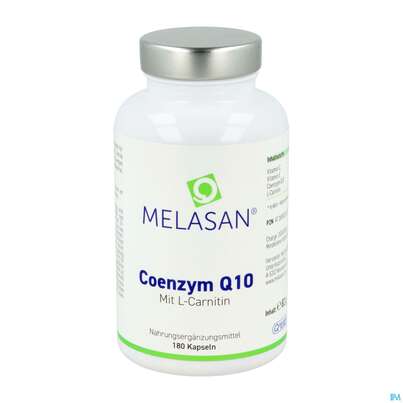 Q-10 Coenzym Kapseln Melasan 180st, A-Nr.: 2690026 - 01