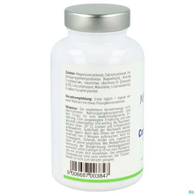 Q-10 Coenzym Kapseln Melasan 180st, A-Nr.: 2690026 - 05