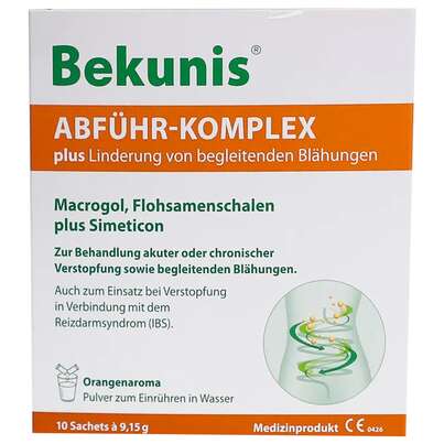 Sie sehen eine Packung Bekunis Abfuehr-komplex Plus Pulver Nr 63 10st, Produktbild: 01 Bekunis Abfuehr-komplex Plus Pulver Nr 63 10st, A-Nr.: 5992354 - 01