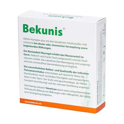 Sie sehen eine Packung Bekunis Abfuehr-komplex Plus Pulver Nr 63 10st, Produktbild: 04 Bekunis Abfuehr-komplex Plus Pulver Nr 63 10st, A-Nr.: 5992354 - 04
