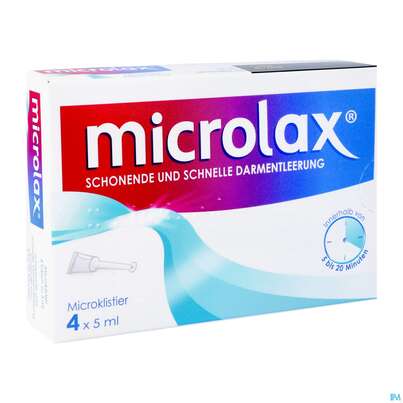 Microlax-microklistier Tube 5ml 4st, A-Nr.: 3907551 - 02