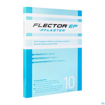 Sie sehen eine Packung Flector Ep Pflaster 10st, Produktbild: 02 Flector Ep Pflaster 10st, A-Nr.: 1737926 - 02