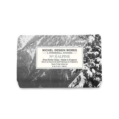 Sie sehen eine Packung Michel Design Works No. 3 Badeseife Alpine, Produktbild: 01 Michel Design Works No. 3 Badeseife Alpine, A-Nr.: 5967416 - 01
