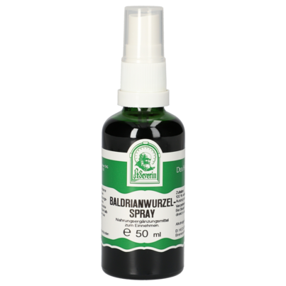 Sie sehen eine Packung BALDRIANWURZEL SPRAY 50 ML, Produktbild: 01 BALDRIANWURZEL SPRAY 50 ML, A-Nr.: 4443444 - 01