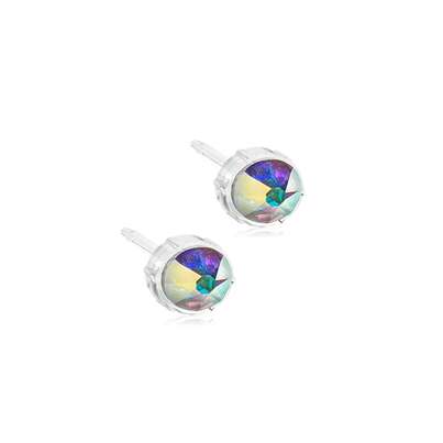 Blomdahl Ohrstecker Bezel Rainbow, A-Nr.: 6020110 - 01
