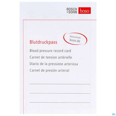 Sie sehen eine Packung Blutdruckpass Boso 1st, Produktbild: 02 Blutdruckpass Boso 1st, A-Nr.: 2809556 - 02