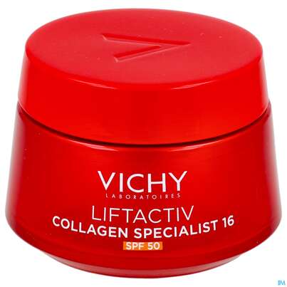 Sie sehen eine Packung Vichy Liftactiv Collagen/specialist 16 Lsf50 50ml, Produktbild: 10 Vichy Liftactiv Collagen/specialist 16 Lsf50 50ml, A-Nr.: 5938521 - 10