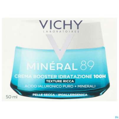 Sie sehen eine Packung Vichy Mineral 89 Creme Mit Duftstoffe Reichhaltig 50ml, Produktbild: 05 Vichy Mineral 89 Creme Mit Duftstoffe Reichhaltig 50ml, A-Nr.: 5670828 - 05