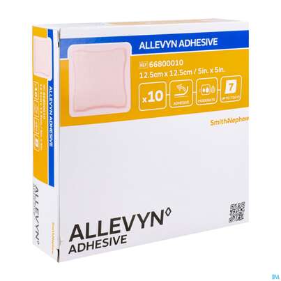 Wundverband Allevyn/polyurethan Adhesive 12,5x 12,5cm -tam 10st, A-Nr.: 4731404 - 02