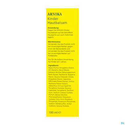 Arnika Kinder Hautbalsam Theiss 100ml, A-Nr.: 5937303 - 03