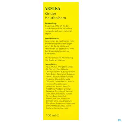 Arnika Kinder Hautbalsam Theiss 100ml, A-Nr.: 5937303 - 04