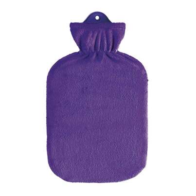 Sie sehen eine Packung Wärmflasche Flauschbezug lila, Produktbild: 01 Wärmflasche Flauschbezug lila, A-Nr.: 5398562 - 01