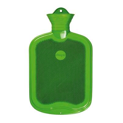 Wärmeflasche beidseitig mit Lamelle grün, A-Nr.: 5398088 - 01