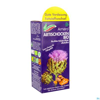 Artischocken Amaro Bitterkraeuter Bio Elixier Kraeuter Fruechte Alkoholfrei 330ml, A-Nr.: 3823699 - 02