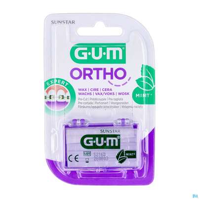 Sie sehen eine Packung Zahnpflege Gum Orthodont Wachs Klar 723 1st, Produktbild: 03 Zahnpflege Gum Orthodont Wachs Klar 723 1st, A-Nr.: 3115815 - 03