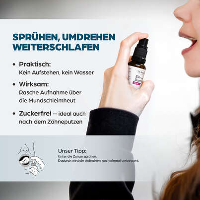 Sie sehen eine Packung Dr. Böhm Ein- und Durchschlaf akut Spray, Produktbild: 05 Dr. Böhm Ein- und Durchschlaf akut Spray, A-Nr.: 5630131 - 05