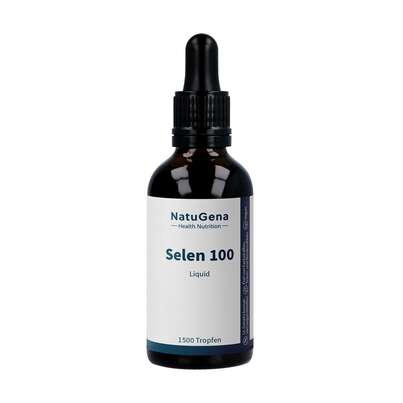 Sie sehen eine Packung NatuGena Selen 100 Tropfen, Produktbild: 01 NatuGena Selen 100 Tropfen, A-Nr.: 5404334 - 01
