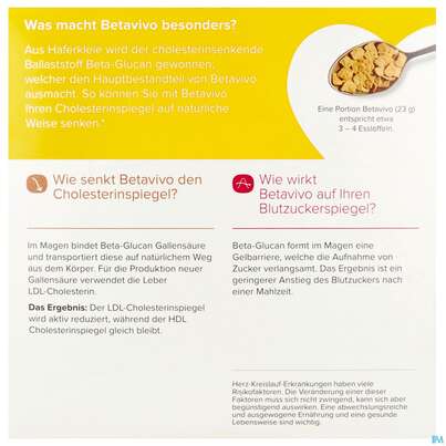 Sie sehen eine Packung Betavivo Original Haferflakes 506g, Produktbild: 02 Betavivo Original Haferflakes 506g, A-Nr.: 5877601 - 02