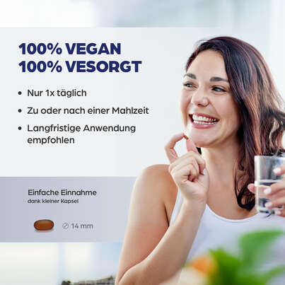 Sie sehen eine Packung Dr. Böhm® Omega 3 vegan, Produktbild: 04 Dr. Böhm® Omega 3 vegan, A-Nr.: 5711013 - 04